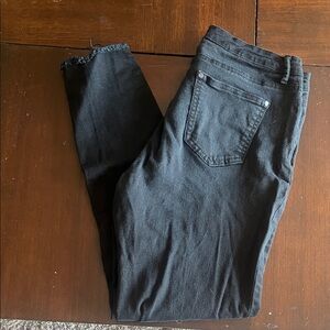 Ruff Hewn Charcoal Cropped Jeans